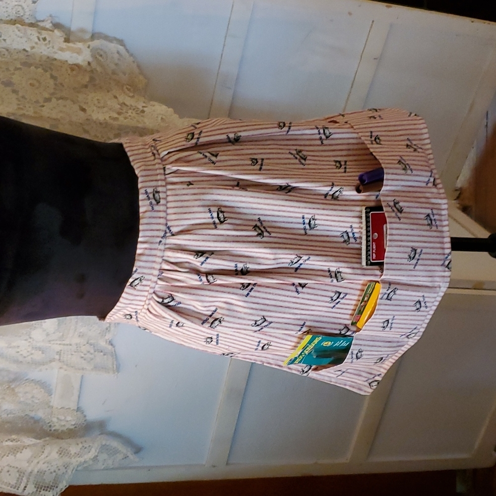Handcrafted half apron with pockets